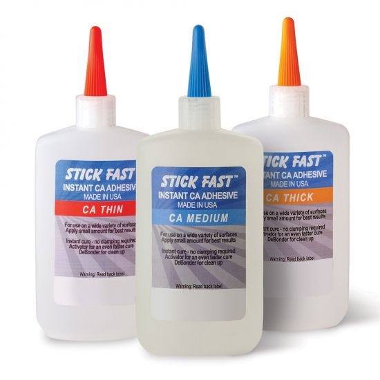 Adhesives at Rockler CA Glue, Epoxy, Wood Glue & Applicators