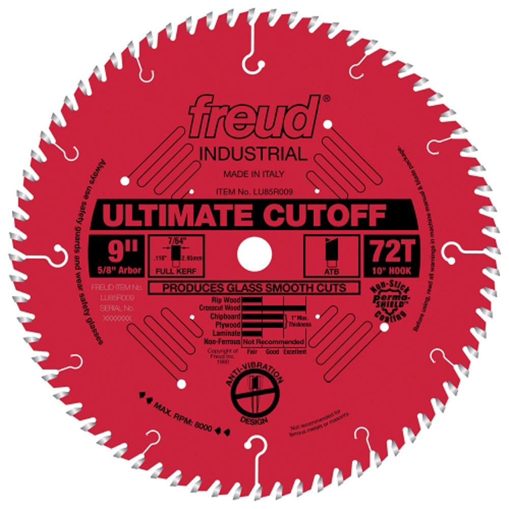 Freud® LU85R Industrial Ultimate Cut-Off Saw Blades Rockler Woodworking  and Hardware