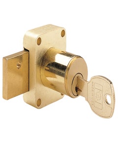Double Door Cabinet Lock Cabinet Drawer Lock [Keyed Alike] ​Double Deadbolt  Door Lock [Right Side Door Mount]. Drill Diameter 3/4/19mm for