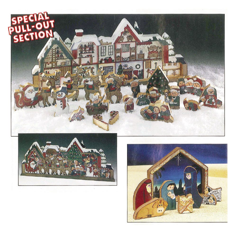 Scrollsaw Christmas Puzzles Downloadable Plan