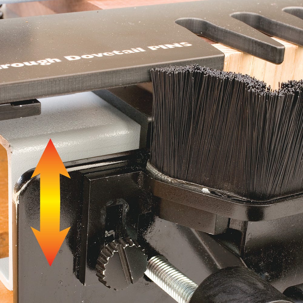 Rockler dovetail jig dust on sale collector
