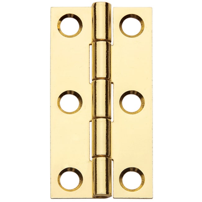 Non-Removable Pin Hinges - Solid Extruded Brass - VERTEX Hinges