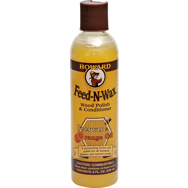 Howard Feed and Wax Orange 4 Oz Oil Bees Wax 
