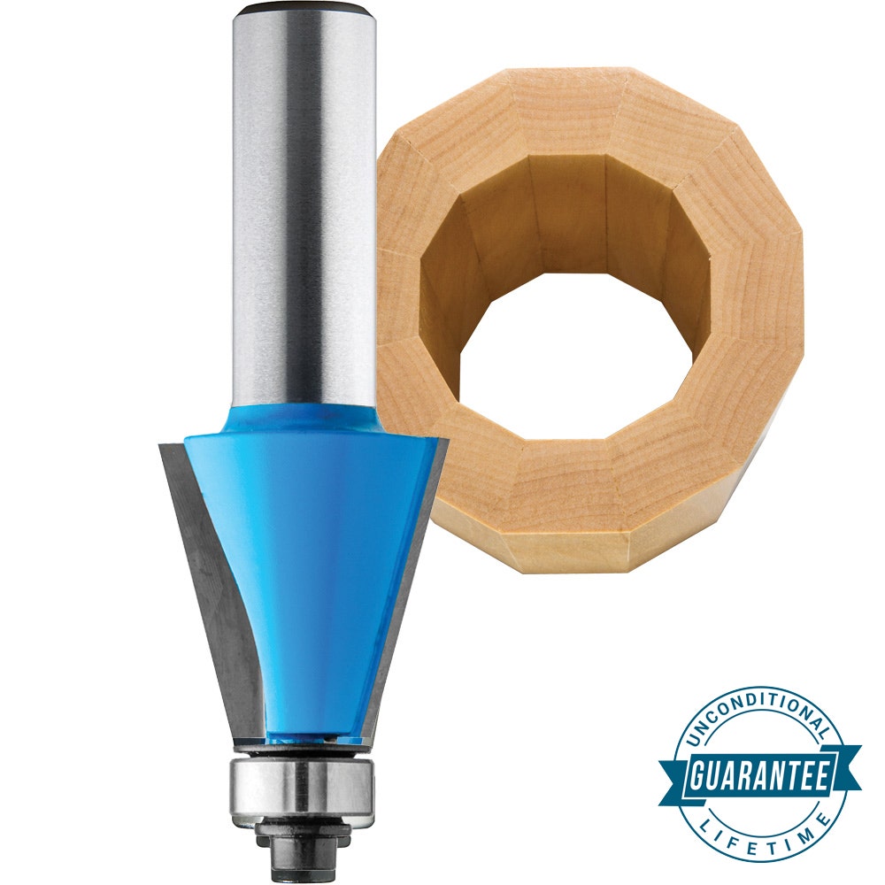 15 degree chamfer router bit