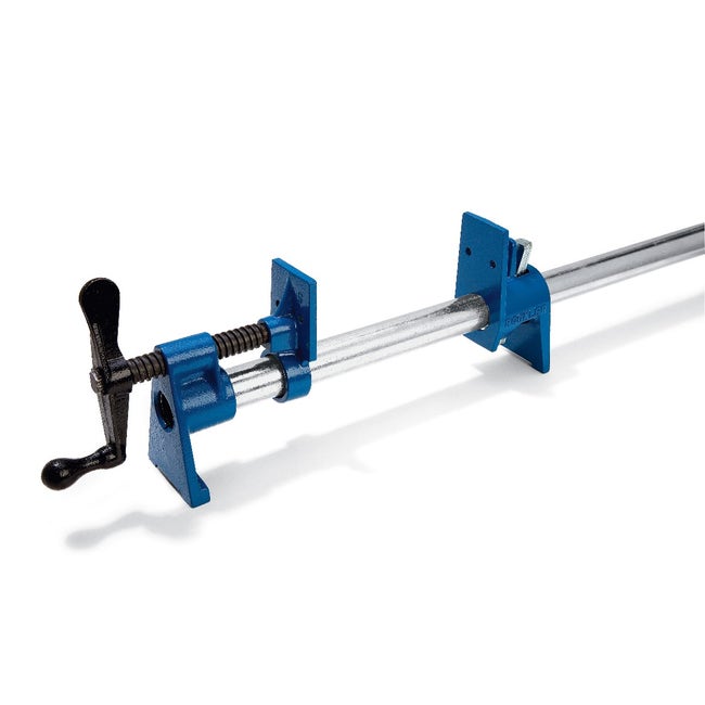 Clutch Style 24 in. Capacity Bar Clamp with Wood Handle and 2-1/2 in.  Throat Depth