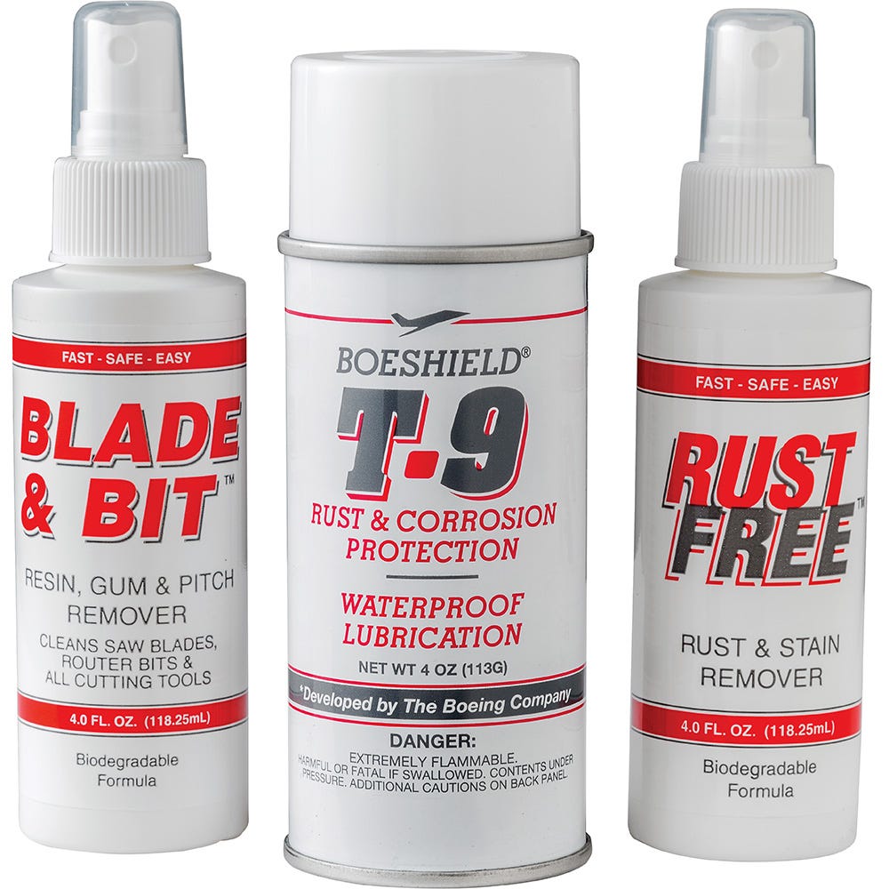 Boeshield 3-Part Tool Care Kits and Lubricant Rockler Woodworking Tools