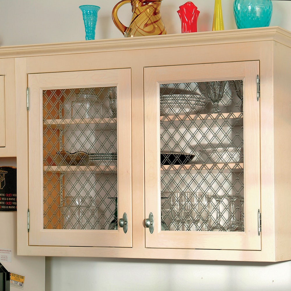 Decorative Wire Mesh Grilles for Kitchen Cabinets & Bespoke