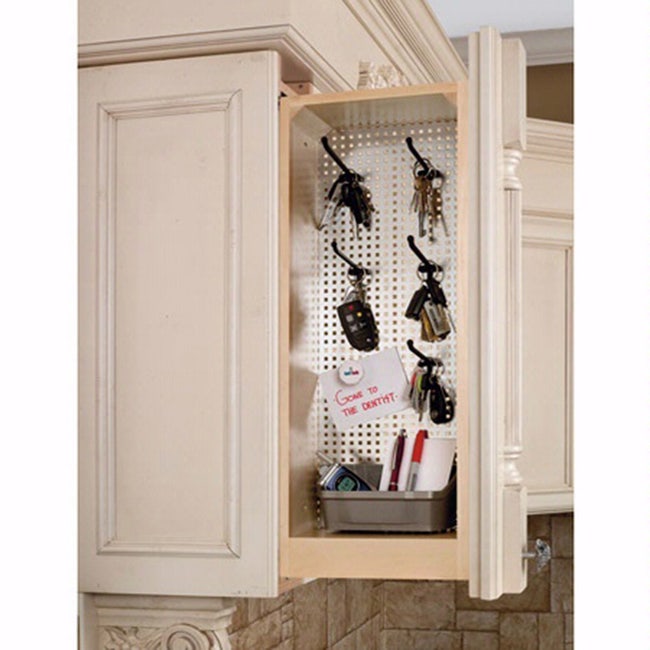 Rev-A-Shelf Filler Pullout Organizer w/Stainless Steel Panel for Wall  Cabinets (434-WF Series)