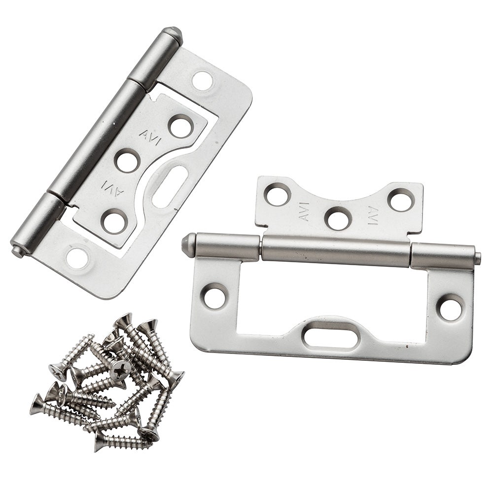 3 Non Mortise Hinges Various