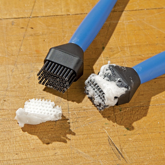 Woodworking Glue Brush Hand Silicone Flat Scraper Brush Tray Washfree Tool  Kit 4pcs
