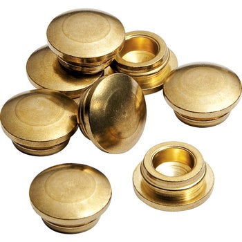 3/8 Stainless Steel Hole Plugs for Wood, 8-Pack