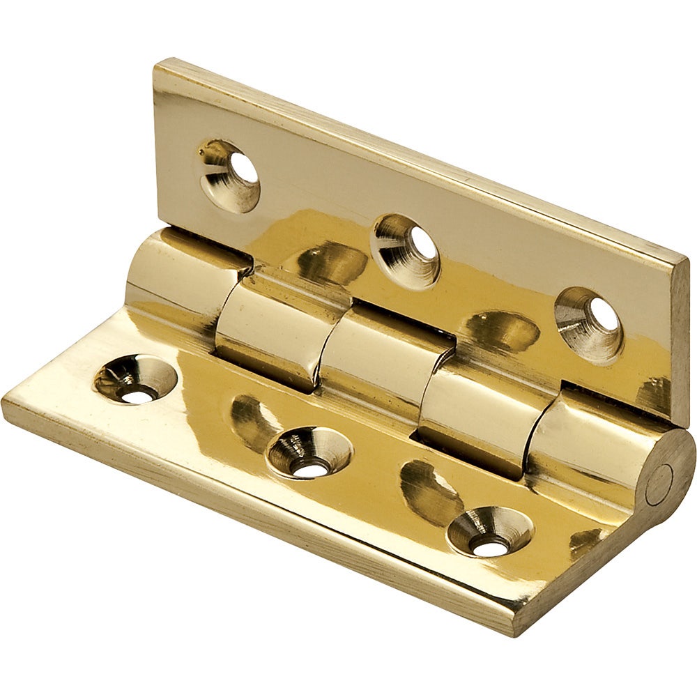 Vertex Solid Extruded 90° Stop Hinges-Polished Brass Finish - Rockler  Woodworking Tools