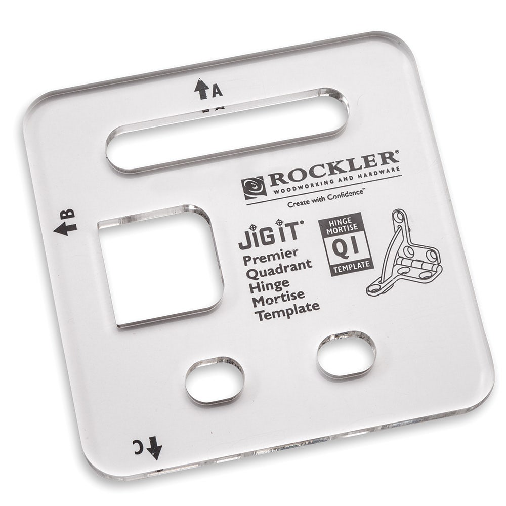 Q1 Premier Quadrant Hinge Mortise Template