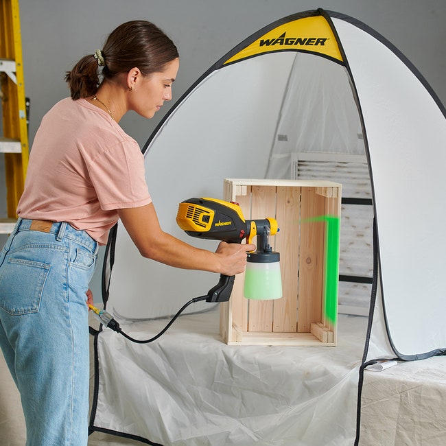 How to Use the HomeRight Air Flow Paint Shelter For Dust Free Projects 