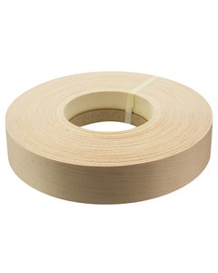 Dovetail Birch Edge Banding White Veneer Tape | Pre-Glued, 25 Ft Long Thin  Real Wood Veneer Strips | Iron-on Wood Veneer Edging - 1/2 Inch Wide