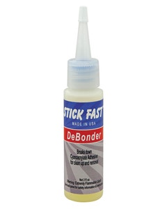 Stick Fast 014 CA Resists Shock and Cracking Flexible Glue, 1 oz Bottle,  Black