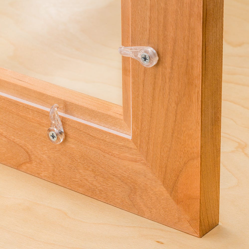 Cabinet glass holders clearance