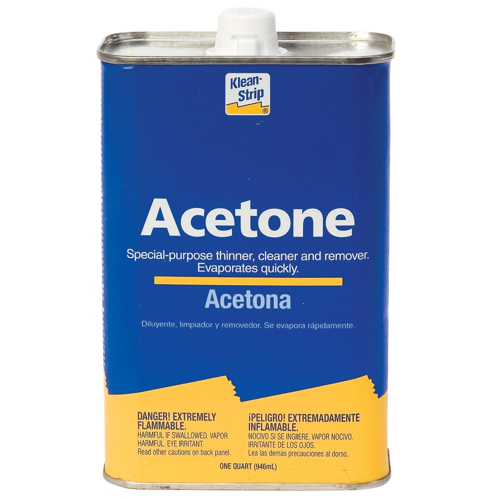 100% Pure Acetone, Quart  Rockler Woodworking and Hardware