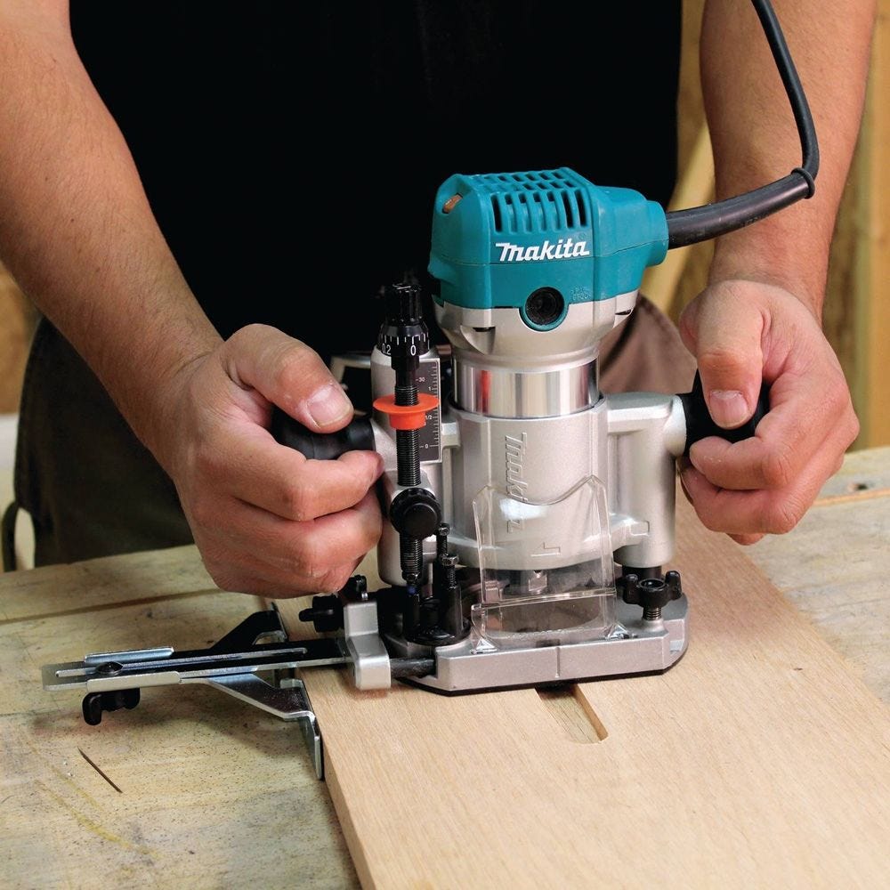 Makita RT0701CX7 1-1/4 HP Compact Router Kit Rockler Woodworking and  Hardware
