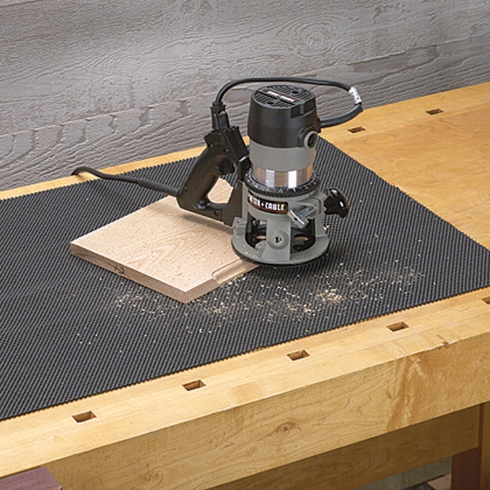 POWERTEC 71014 Non-Slip Woodworking Mat Pad, 24in x 48in – Large