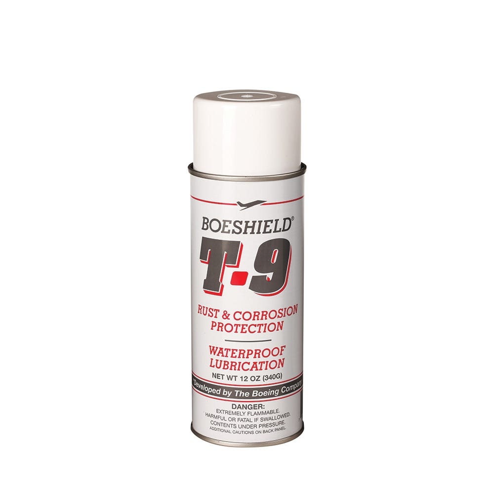 Boeshield T-9 Rust and Corrosion Protection/Waterproof Lubrication, 12 oz.  Aerosol Rockler Woodworking and Hardware