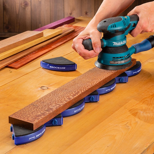 Rockler Bench Cookies Work Gripper Master Kit – Cookies for Work Holding, Risers for Clearance, & Cones for Finishing – Connect Bench Cookie Plus