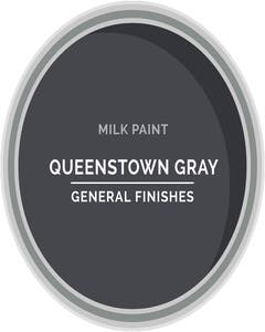Dresser Layering with Queenstown Gray Milk Paint