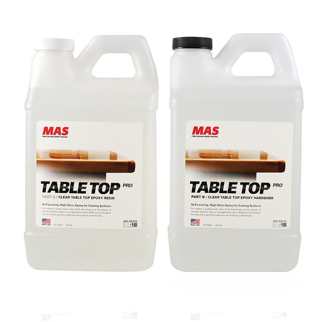 East Coast Resin Epoxy 1 gal Kit for Super Gloss Coating and Table Tops 
