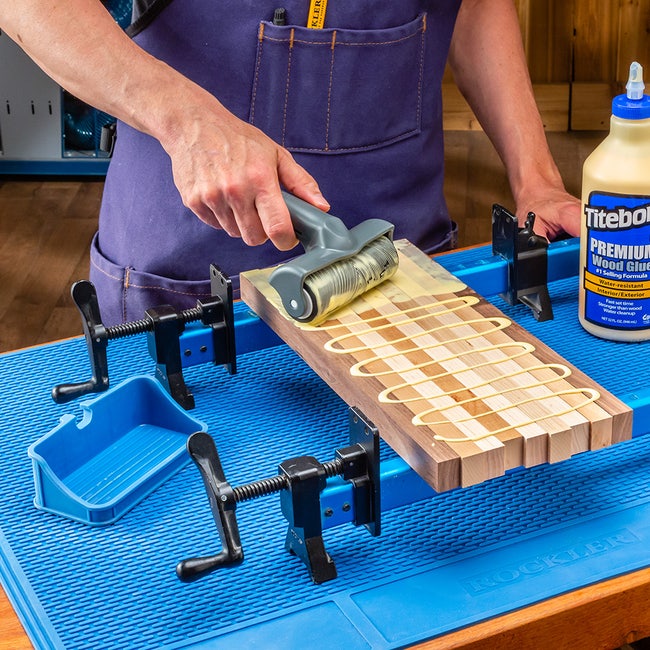 Glue roller for spreading glue - FineWoodworking