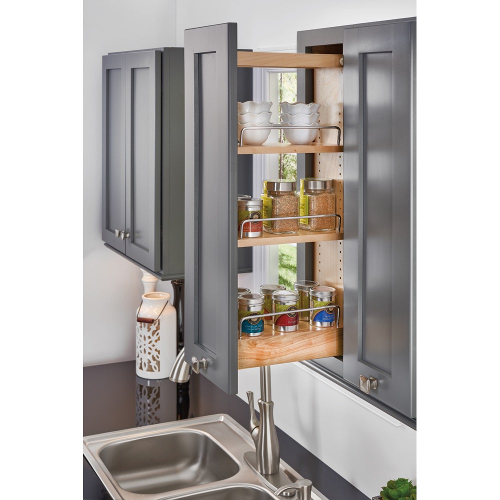 Kitchen cabinet, hanging cabinet, rotating pull-down storage rack, lifting  basket, wall cabinet, seasoning rack, seasoning