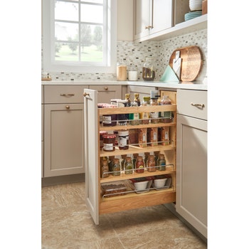 Kitchen Pantry Shelves Pull Out Drawers Ball Bearing Slider Unit