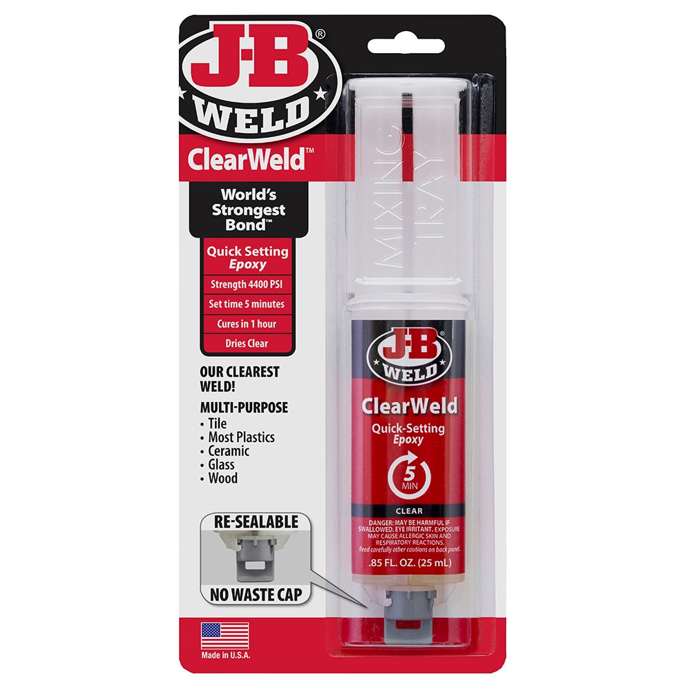 J-B Weld ClearWeld Epoxy Syringe
