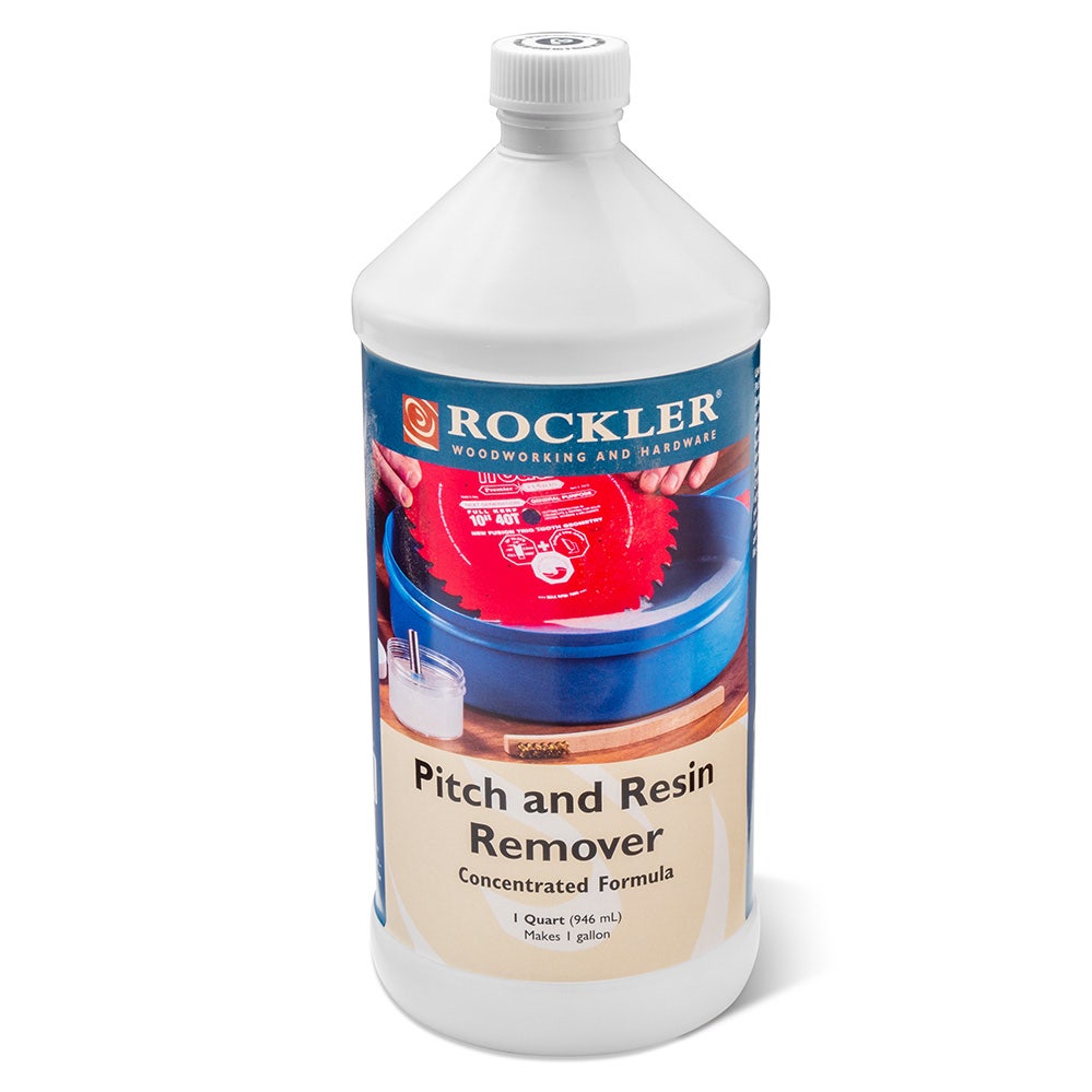 Rockler Pitch and Resin Remover (Quart) – Ready to Use Table Saw Blade  Cleaner - Resin Remover Spray Quickly, Easily Cleans - Blade Cleaner  Extends the Life of Tools - Table Saw Accessories