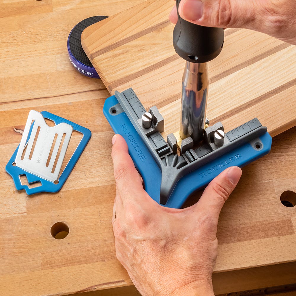 Rockler Branding Iron Alignment Jig Rockler