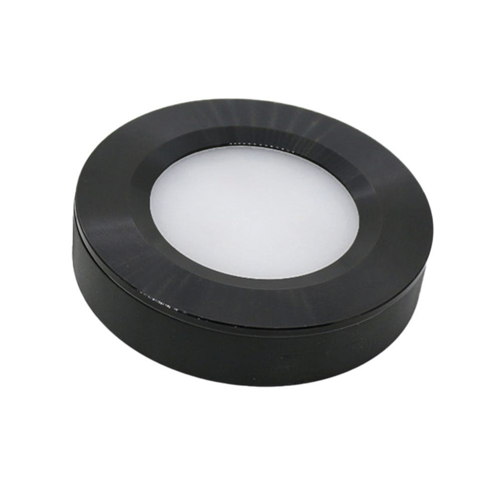 Black Puck Light for Smart Access Electronic Cabinet Locking and