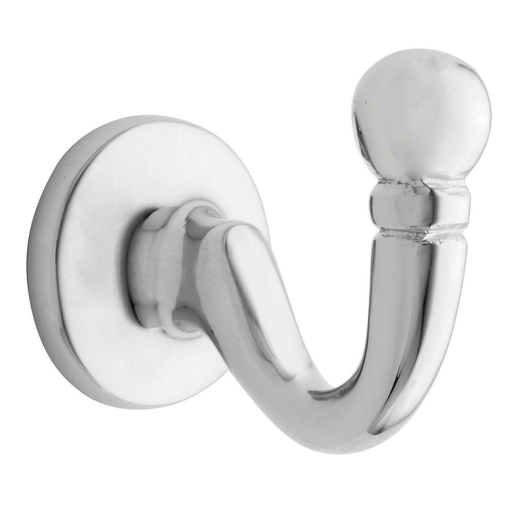 Polished Nickel Wall Hook 1 1 8 H Rockler