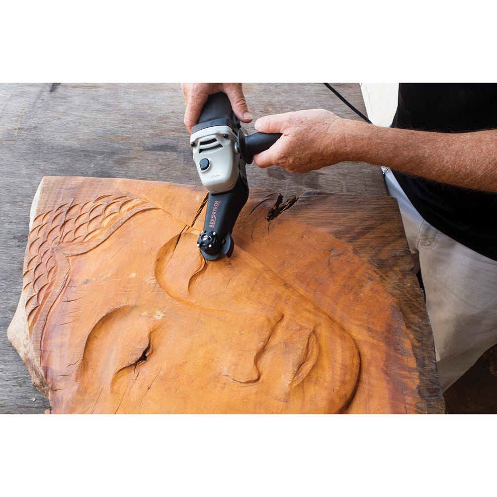 ArborTech Mini Carver with Carbide Blade and Sanding Assortment