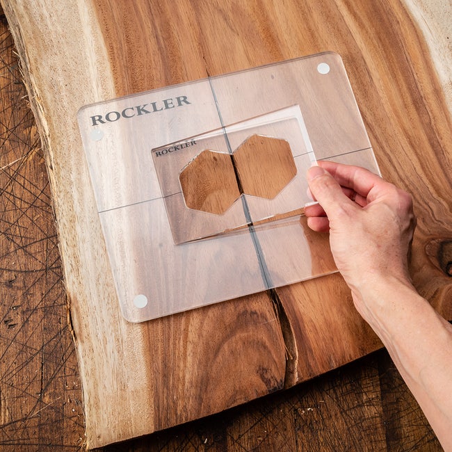 WoodRiver - Router Inlay Template – Bowtie