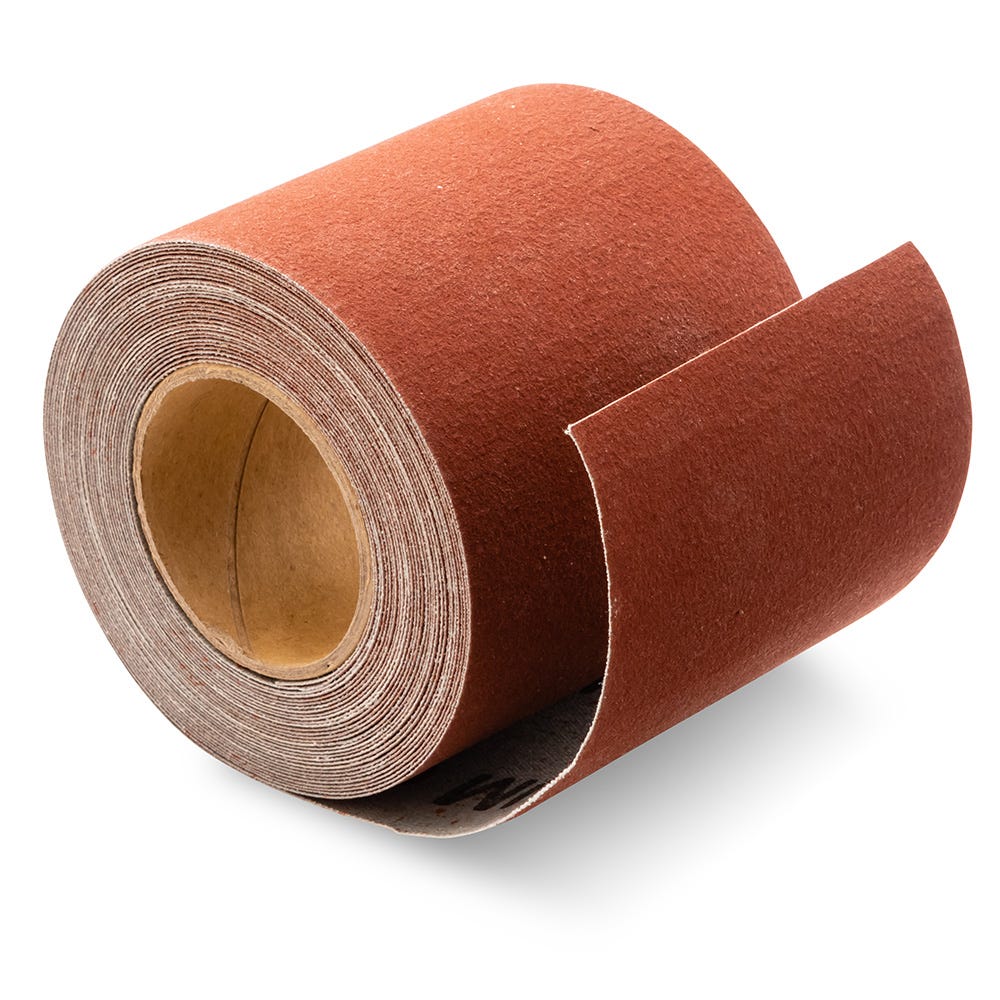 Cloth backed outlet sandpaper rolls