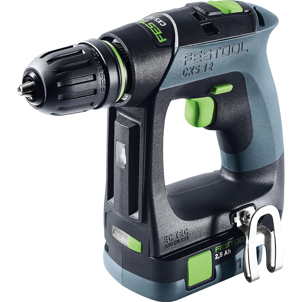 Festool CXS Li Cordless Drill Set with Right Angle Chuck 564535 Rockler
