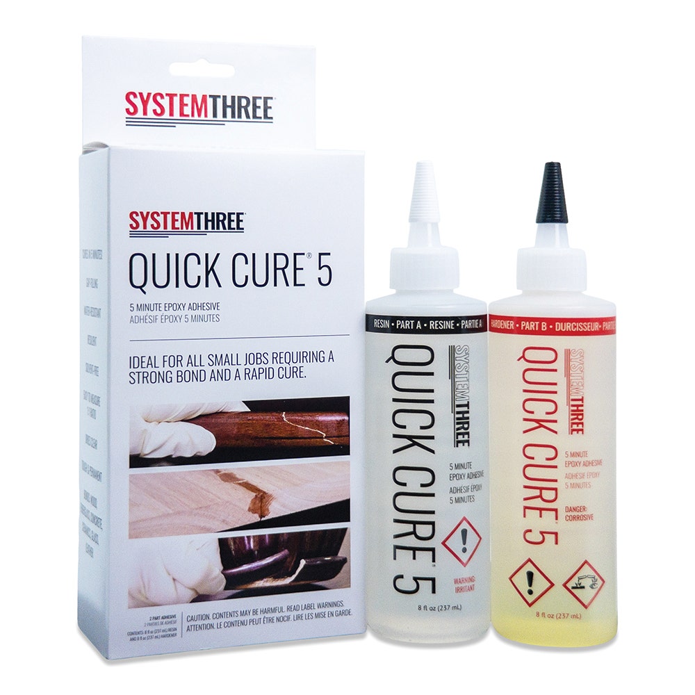 Quick Cure-15  15 Minute Epoxy Glue - System Three Resins