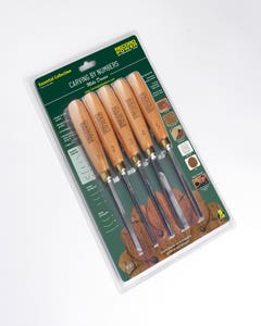  ROCKLER Five Piece Power Grip Carving Set (Japan Import): Wood  Carving Tools: Home & Kitchen