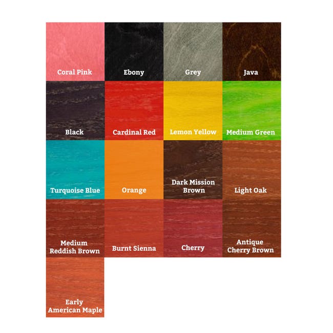 Ready Mixed Wood Dyes  Buy online from Rothko and Frost