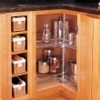 28" (711 mm) Diameter Kidney Shape Shelves, Chrome, Wire (5472-28 CR)