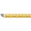 European Beech Carved Egg and Dart Moulding: 7/8" x 1- 1/2" (1015)