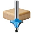 13/16" D x 25/64" H x 1/4'' R x 1/4" Shank Rockler Miniature Roundover Bit
