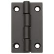 Flat Butt Hinge 1-1/2" L x 7/8" W, Oil-Rubbed Bronze