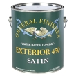 General Finishes Exterior 450 Water-based Top Coat Satin, Gallon