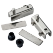 Glass Door Pivot Hinge - Polished Chrome (Pair)