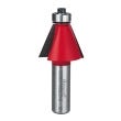 1-1/4" D x 7/8" H x 22 1/2 Deg x 1/2" Shank Freud #40-101 Chamfer Bit